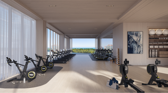 gym area at Sage Intracoastal