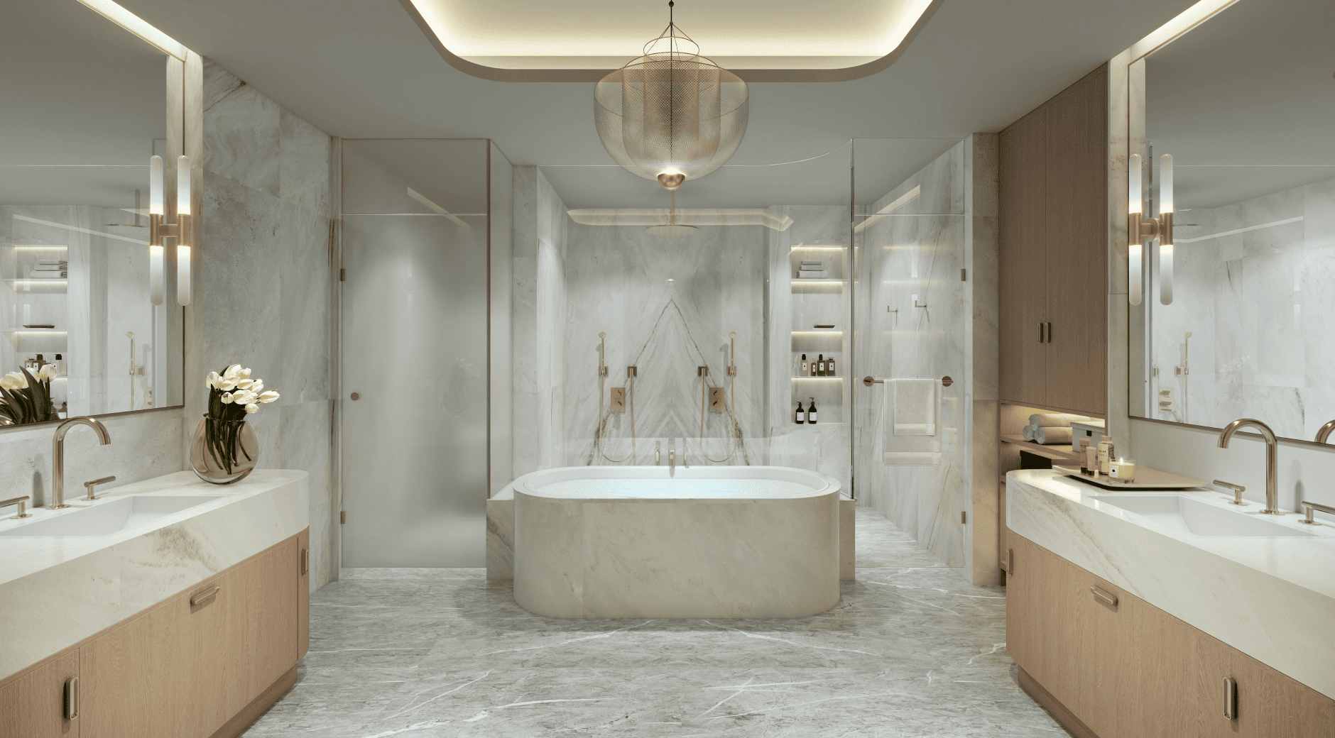 luxurious bathroom at Sage Intracoastal