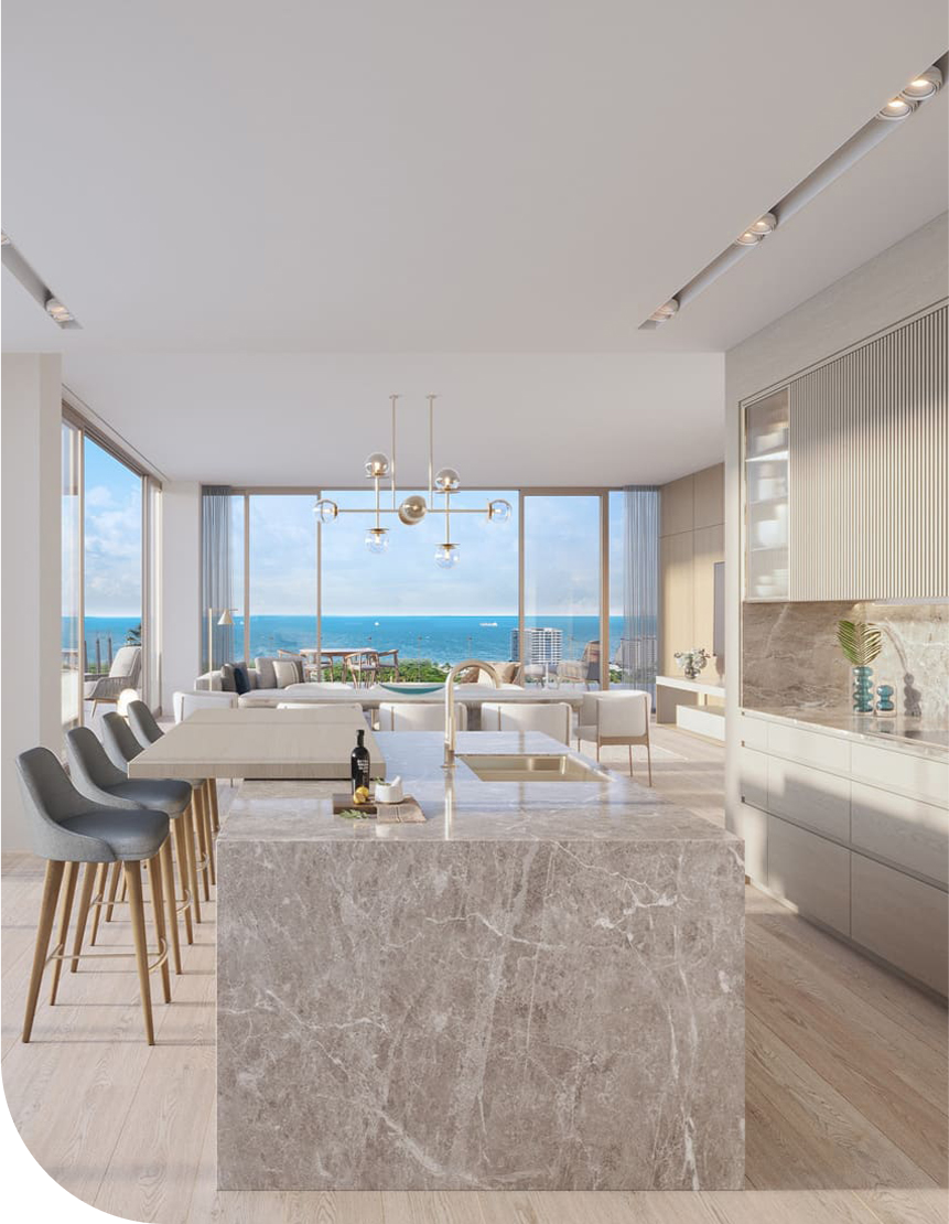 Dining room at Sage Intracoastal Residences